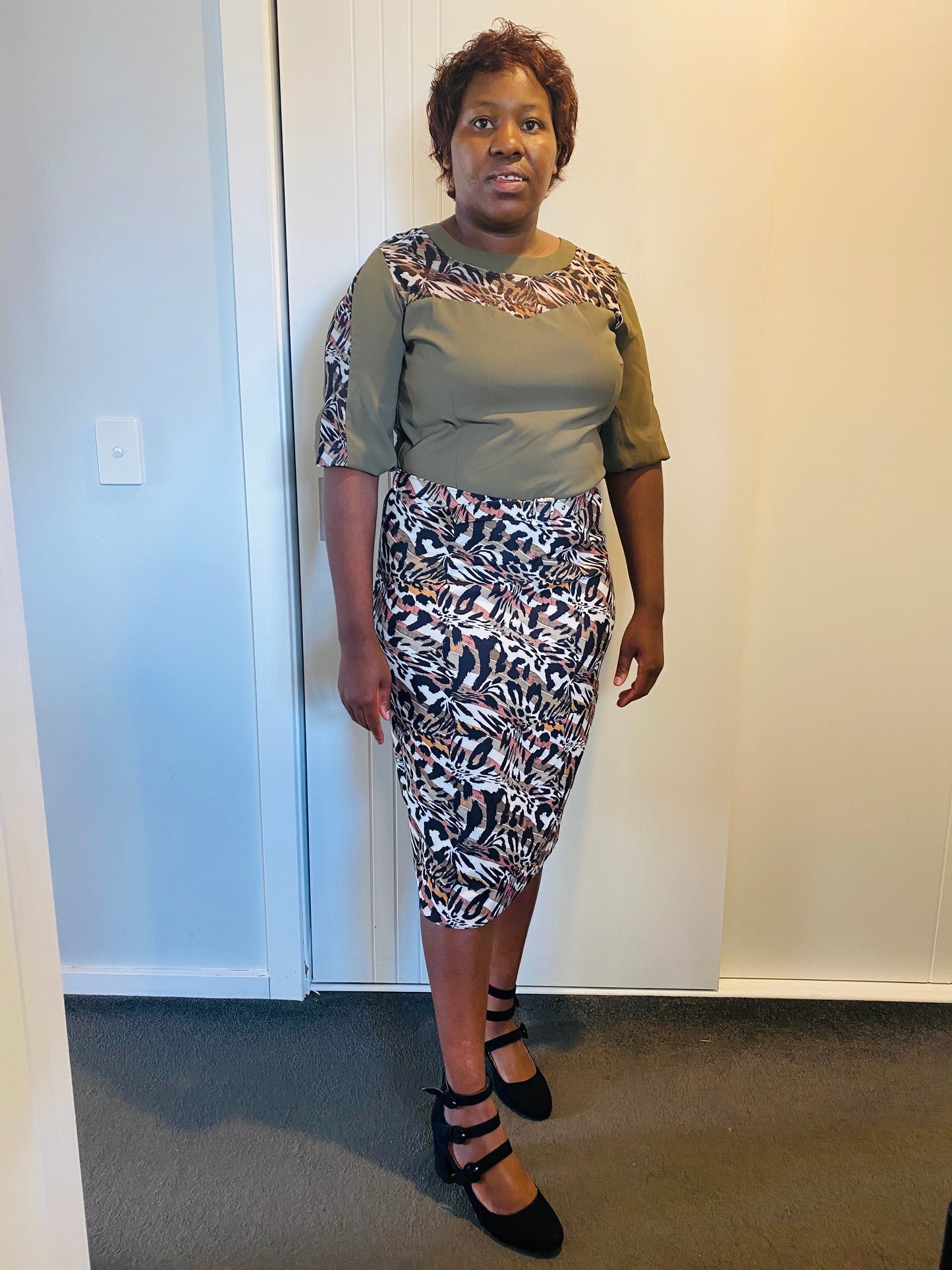 Printed dress