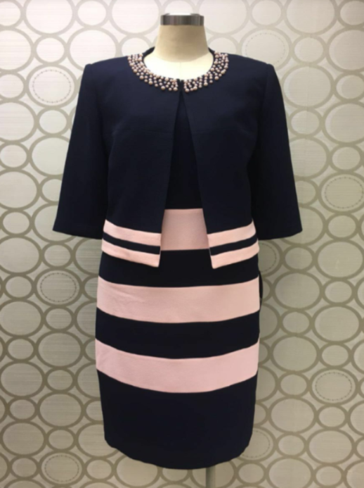 Striped 2 piece Suit